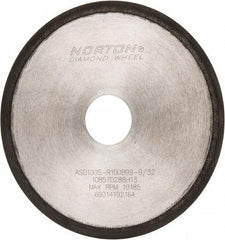 Norton - 6" Diam x 1-1/4" Hole, 100 Grit Surface Grinding Wheel - Type 1A1R, Coarse Grade - A1 Tooling