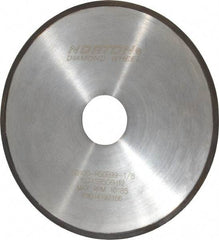 Norton - 6" Diam x 1-1/4" Hole, 100 Grit Surface Grinding Wheel - Diamond, Type 1A1R, Coarse Grade - A1 Tooling