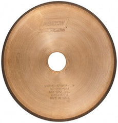 Norton - 8" Diam x 1-1/4" Hole, 180 Grit Surface Grinding Wheel - Diamond, Type 1A1R, Medium Grade - A1 Tooling