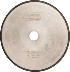 Norton - 10" Diam x 1-1/4" Hole, 120 Grit Surface Grinding Wheel - Diamond, Type 1A1R, Coarse Grade - A1 Tooling