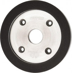 Norton - 6" Diam, 1-1/4" Hole Size, 3/4" Overall Thickness, 150 Grit, Type 6 Tool & Cutter Grinding Wheel - Very Fine Grade, Diamond, P Hardness, Vitrified Bond - A1 Tooling