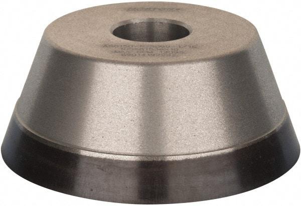 Norton - 3" Diam, 3/4" Hole Size, 1-1/4" Overall Thickness, 150 Grit, Type 11 Tool & Cutter Grinding Wheel - Very Fine Grade, Diamond, Resinoid Bond - A1 Tooling