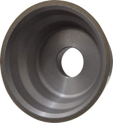 Norton - 3" Diam, 3/4" Hole Size, 1-1/4" Overall Thickness, 150 Grit, Type 11 Tool & Cutter Grinding Wheel - Very Fine Grade, Diamond, Resinoid Bond - A1 Tooling