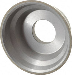 Norton - 3-3/4" Diam, 1-1/4" Hole Size, 1-1/2" Overall Thickness, 150 Grit, Type 11 Tool & Cutter Grinding Wheel - Very Fine Grade, CBN, Resinoid Bond - A1 Tooling