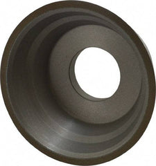 Norton - 3-3/4" Diam, 1-1/4" Hole Size, 1-1/2" Overall Thickness, 150 Grit, Type 11 Tool & Cutter Grinding Wheel - Very Fine Grade, CBN, Resinoid Bond - A1 Tooling