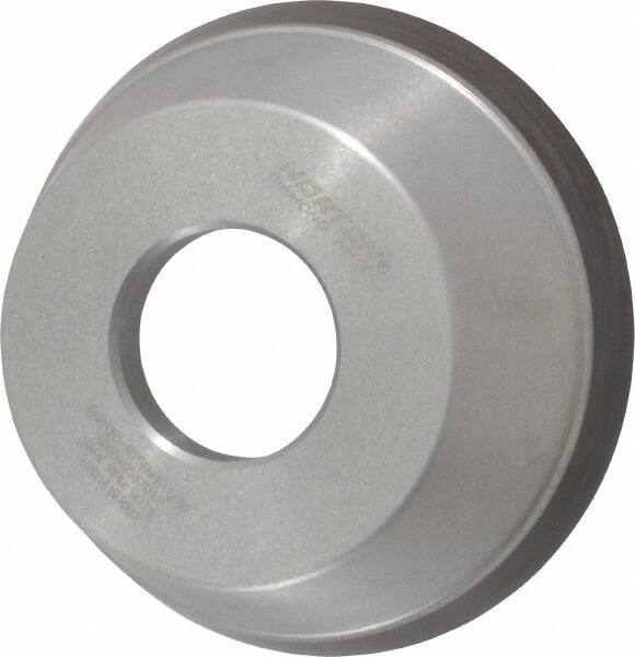 Norton - 3-3/4" Diam, 1-1/4" Hole Size, 1-1/2" Overall Thickness, 120 Grit, Type 11 Tool & Cutter Grinding Wheel - Fine Grade, Diamond, Resinoid Bond - A1 Tooling