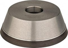 Norton - 5" Diam, 1-1/4" Hole Size, 1-3/4" Overall Thickness, 180 Grit, Type 11 Tool & Cutter Grinding Wheel - Very Fine Grade, Diamond, Resinoid Bond - A1 Tooling