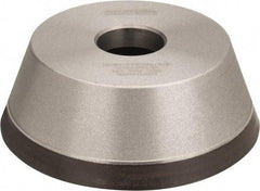 Norton - 5" Diam, 1-1/4" Hole Size, 1-3/4" Overall Thickness, 150 Grit, Type 11 Tool & Cutter Grinding Wheel - Very Fine Grade, Diamond, Resinoid Bond - A1 Tooling