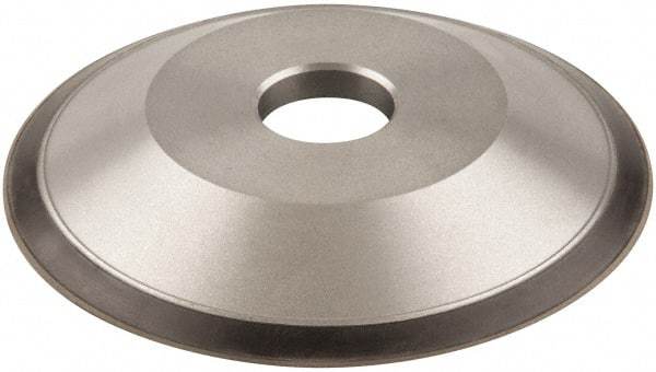 Norton - 6" Diam, 1-1/4" Hole Size, 3/4" Overall Thickness, 150 Grit, Type 12 Tool & Cutter Grinding Wheel - Very Fine Grade, Diamond, Resinoid Bond - A1 Tooling