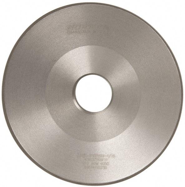 Norton - 6" Diam, 1-1/4" Hole Size, 3/4" Overall Thickness, 150 Grit, Type 15 Tool & Cutter Grinding Wheel - Very Fine Grade, Diamond, Resinoid Bond - A1 Tooling