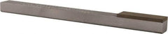 Norton - Coarse, 1" Length of Cut, Single End Diamond Hone - 10/20 Micron, 3/8" Wide x 1/4" High x 4" OAL - A1 Tooling