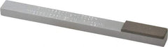 Norton - Very Fine, 1" Length of Cut, Single End Diamond Hone - 220 Grit, 3/8" Wide x 1/4" High x 4" OAL - A1 Tooling