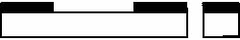 Norton - Extra Fine/Super Fine, 1" Length of Cut, Double End Diamond Hone - 400 Grit, 7/16" Wide x 1/4" High x 4" OAL - A1 Tooling