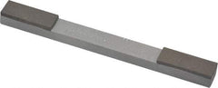 Norton - Very Fine & Super Fine, 1" Length of Cut, Double End Diamond Hone - 220 & 400 Grit, 3/8" Wide x 1/4" High x 4" OAL - A1 Tooling