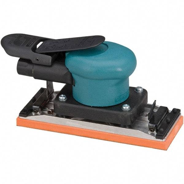 Dynabrade - 13 CFM Air Consumption, Palm Air Orbital Sander - Rectangular Pad, - A1 Tooling