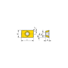 Milling Insert:  LDFT 1504PDSR-29 CTPP235,  CTPP235,  Solid Carbide N/A Finish,