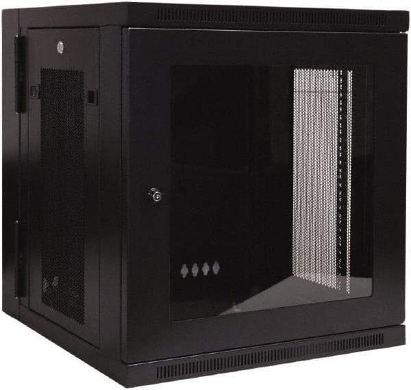 Tripp-Lite - 23-1/2" Overall Width x 12" Rack Height x 21.63" Overall Depth Data Cable Enclosure - 200 Lb Capacity, Black - A1 Tooling