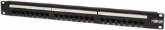 Tripp-Lite - Electrical Enclosure Steel Patch Panel - For Use with Racks - A1 Tooling