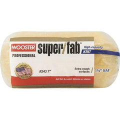 Wooster Brush - 1-1/4" Nap, 7" Wide Paint Roller - Extra-Rough Texture, Synthetic Knit - A1 Tooling