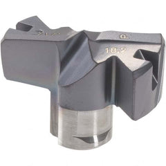 Iscar - Series FCP, 18.21mm Diam Grade IC908 Replaceable Drill Tip - Carbide, TiAlN/TiN Finish, 18 Seat Size - A1 Tooling