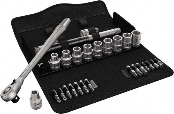 Wera - 1/2" Drive Standard Socket Set - 10 to 19mm - A1 Tooling