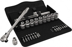 Wera - 1/2" Drive Standard Socket Set - 3/8 to 13/16" - A1 Tooling