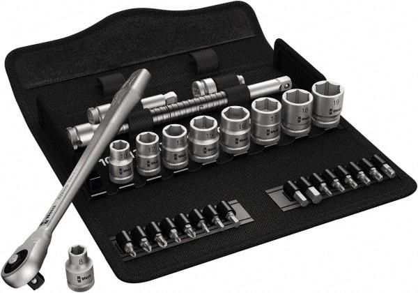 Wera - 3/8" Drive Standard Socket Set - 8 to 19mm - A1 Tooling