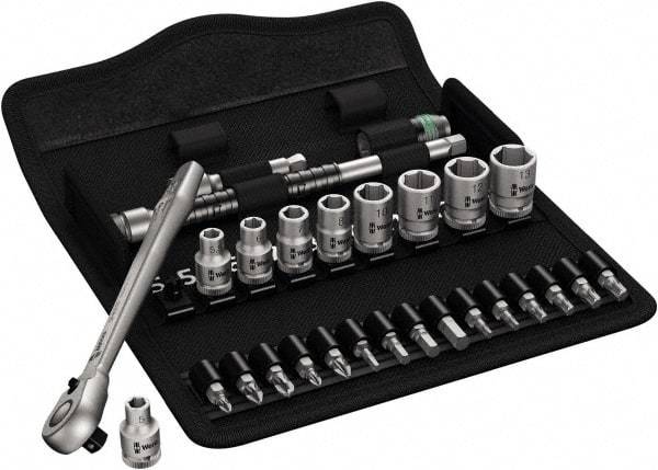 Wera - 1/4" Drive Standard Socket Set - 3/16 to 1/2" - A1 Tooling