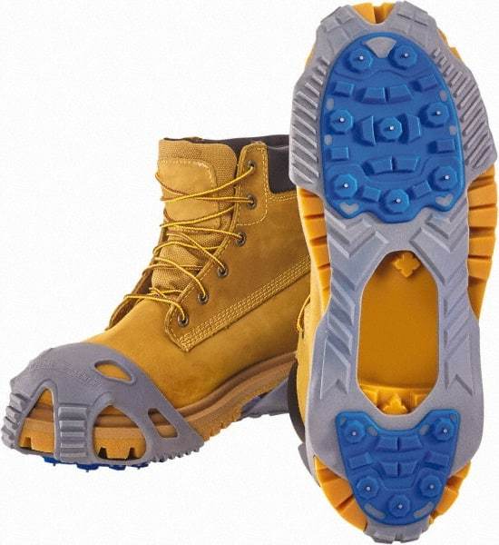 Winter Walking - Size 2XL, (Women's Size XL) Overshoe Cleat - Tungsten Carbide Stud Traction, Gray - A1 Tooling