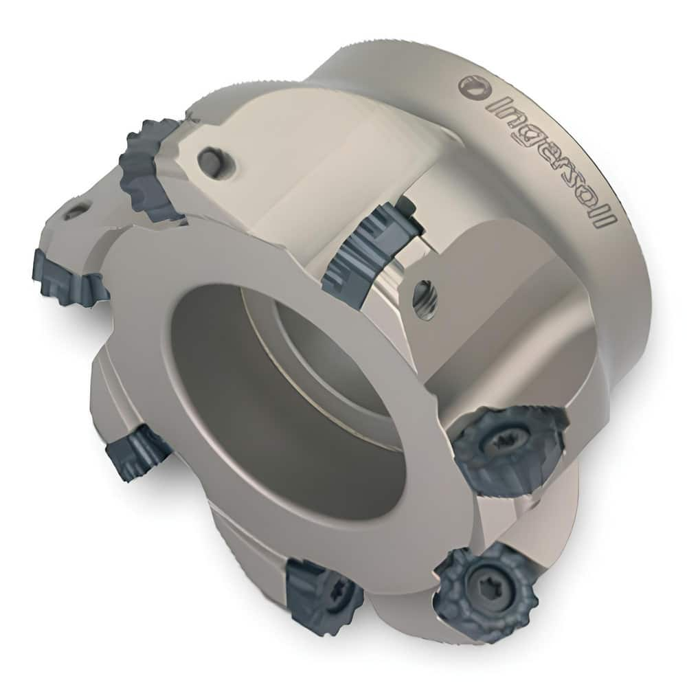 Indexable Copy Face Mills; Maximum Depth Of Cut: 0.3149 in; Compatible Insert Size Code: RCLT1606; Arbor Hole Diameter (mm): 0.75; Maximum Ramping Angle: 6.1  ™; Overall Height (mm): 1.7500 in; Series: 5E6K; Number of Cutter Inserts: 5; Cutter Style: 5E6K