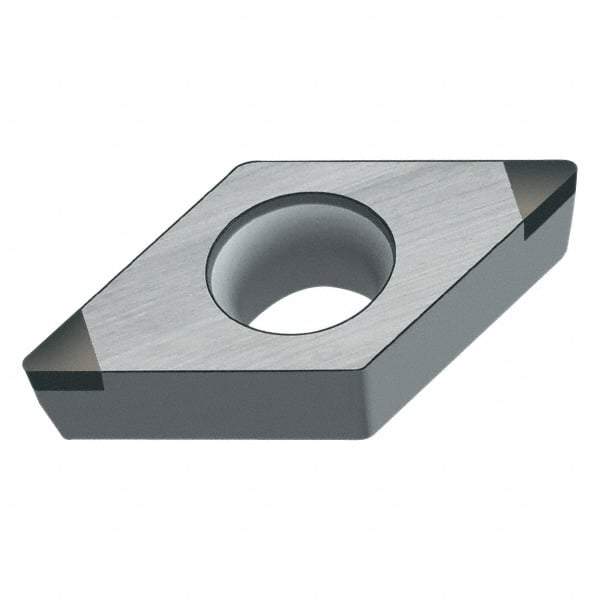 Walter - DCMW32.51 Grade WCB50 CBN Turning Insert - Uncoated, 55° Diamond, 3/8" Inscr Circle, 5/32" Thick, 1/64" Corner Radius - A1 Tooling