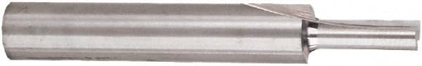 Freud - 3/8" Diam, 1/4" Shank Diam, 3/8" Length of Cut, 2 Flute Double Edge Straight Router Bit - 1-3/4" Overall Length, Solid Carbide - A1 Tooling