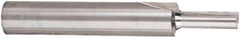 Freud - 3/8" Diam, 1/4" Shank Diam, 3/8" Length of Cut, 2 Flute Double Edge Straight Router Bit - 1-3/4" Overall Length, Solid Carbide - A1 Tooling