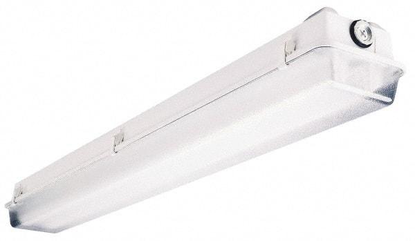 Cooper Lighting - 120 to 277 Volt, 32 Watt, Fluorescent Hazardous Location Light Fixture - Corrosion, Dust, Heat, Moisture & Weather Resistant, Fiberglass Housing, 97-13/16" Long x 7" Wide x 5" High - A1 Tooling