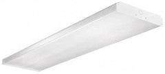 Cooper Lighting - 4 Lamp, 4 Ft. Long, 32 Watt, Surface Mounted, Fluorescent Lamp Wraparound Light Fixture - 120-277 Volt, White, Electronic Ballast - A1 Tooling