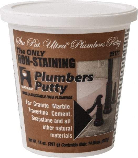 Hercules - Putty Type: Plumber's Putty Container Size: 14 oz. - A1 Tooling