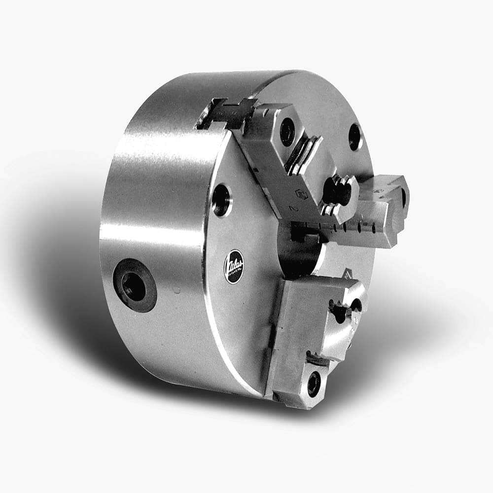 Atlas Workholding - Manual Lathe Chucks; Chuck Type: Self-Centering ; Nominal Chuck Size: 28 ; Number of Jaws: 3 ; Mount: D-11 ; Through-Hole Diameter (Decimal Inch): 10.2300 ; Body Material: Forged Steel - Exact Industrial Supply