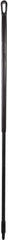 Vikan - 59 x 1-1/4" Fiberglass Squeegee Handle - European Threaded Connection, Black - A1 Tooling