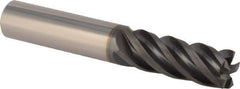 Iscar - 5/8", 5 Flute, Solid Carbide, Corner Chamfer End Mill - 4" OAL, 1.56" LOC - A1 Tooling