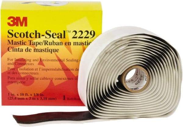 3M - 1" x 10', Black Rubber Electrical Tape - 125 mil Thick - A1 Tooling