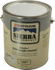 Rust-Oleum - 1 Gal White Semi Gloss Finish Acrylic Enamel Paint - Interior/Exterior, Direct to Metal, <0 gL VOC Compliance - A1 Tooling