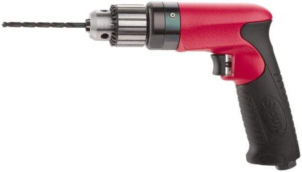 Sioux Tools - 1/4" Keyed Chuck - Pistol Grip Handle, 2,600 RPM, 11.8 LPS, 25 CFM, 0.6 hp - A1 Tooling