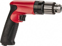 Sioux Tools - 3/8" Keyed Chuck - Pistol Grip Handle, 2,600 RPM, 11.8 LPS, 25 CFM, 0.6 hp - A1 Tooling