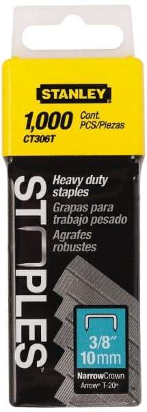 Stanley - 5/16" Wide Galvanized Steel Cable Staples - 3/8" Leg Length - A1 Tooling