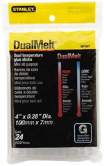 Stanley - 1/4" Diam, 4" Long, Opaque Hot Melt, Low Melt Glue Stick - GS Series - A1 Tooling