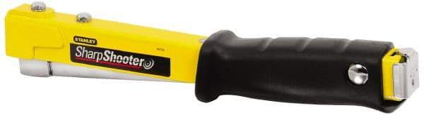 Stanley - Manual Hammer Tacker - 1/4, 5/16, 3/8" Staples, Yellow & Black, Steel - A1 Tooling