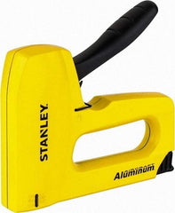 Stanley - Manual Staple Gun - 1/4, 5/16, 3/8, 1/2, 9/16" Staples, Yellow & Black, Aluminum - A1 Tooling