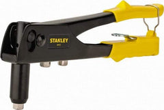 Stanley - Right Angle Head Hand Riveter - 1/8 to 3/16" Rivet Capacity, 10" OAL - A1 Tooling