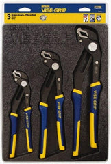 Irwin - 3 Piece GrooveLock Plier Set - Comes in Storage Tray - A1 Tooling