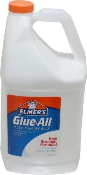 Elmer's - 1 Gal Bottle White All Purpose Glue - 5 min Working Time, Bonds to Ceramic, Fabric, Leather, Paper & Wood - A1 Tooling